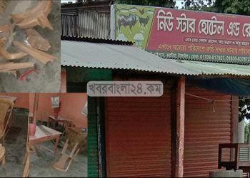 করটিয়া হাট বাইপাসে সন্ত্রাসী হামলায় হোটেল ভাঙচুর; বাদিকে ওসির উল্টো মামলার হুমকি!