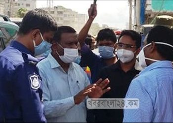 ঢাকা-টাঙ্গাইল মহাড়কের যানজটপ্রবণ এলাকা পরিদর্শন করলেন জেলা প্রশাসক