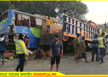 মির্জাপুরে ট্রাকের ধাক্কায় নিহত ৬, আহত ১০