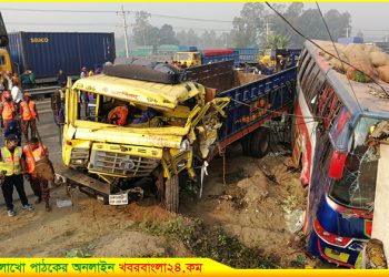 মির্জাপুরে ট্রাকের ধাক্কায় নিহত ৬, আহত ১০