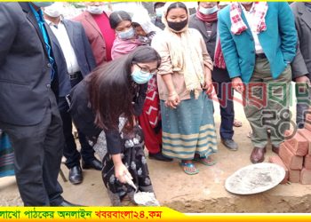 মধুপুরে প্রধানমন্ত্রীর বিশেষ বরাদ্দে গৃহনির্মাণ কাজের উদ্বোধন