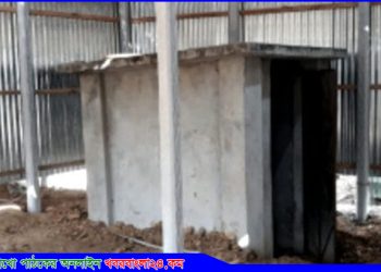 সখীপুরে পাবলিক টয়লেট জায়গা দখল করে ঘর নির্মাণ