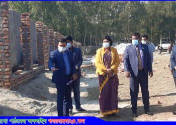 নাগরপুরে গৃহহীনদের ঘর নির্মাণ কাজ পরিদর্শনে জেলা প্রশাসক ড. আতাউল গনি