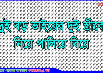 আপন বড় দুই ভাইয়ের দুই স্ত্রীকে নিয়ে পালিয়ে বিয়ে করল ছোট ভাই