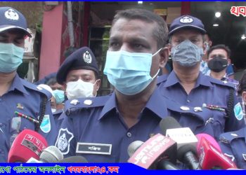 টাঙ্গাইলে এসপি’র বক্তব্য গ্রহণের সময় সাংবাদিকের মোবাইল চুরি