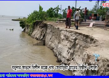 নাগরপুরে যমুনার ভাঙনে মানুষের চোখের পানি আর নদীর পানি একাকার