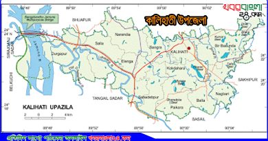 কালিহাতী উপজেলা মানচিত্র