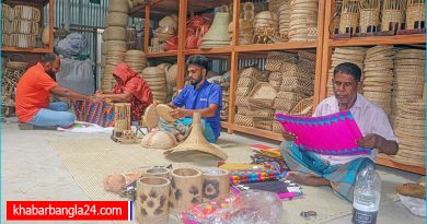 বিদেশেও রফতানি হচ্ছে টাঙ্গাইলের বাঁশ-বেতের তৈরি হস্তশিল্প হচ্ছে বিদেশেও