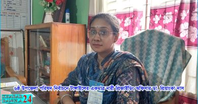 ৬ষ্ঠ উপজেলা পরিষদ নির্বাচনে একমাত্র নারী প্রিজাইডিং কর্মকর্তা প্রিয়াংকা