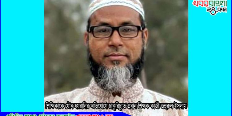 শিক্ষিকাকে যৌন হয়রানির অভিযোগে প্রধান শিক্ষক বরখাস্ত