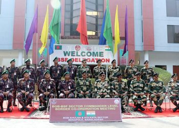 বেনাপোলে বিজিবি-বিএসএফের সেক্টর কমান্ডার পর্যায়ে সভা