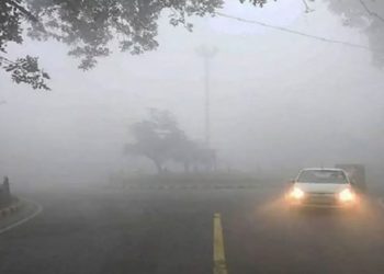 কুয়াশার চাদরে মোড়ানো ঢাকা