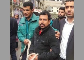 টাঙ্গাইল জেলা ছাত্রলীগের সভাপতি গ্রেপ্তার।