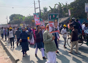 বিএনপি নেতার মুক্তির দাবিতে ঢাকা-ময়মনসিংহ মহাসড়ক অবরোধ