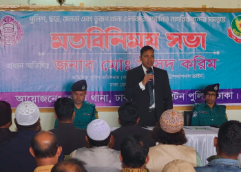 থানায় সেবা নিতে কোন ধরনের তদবিরের প্রয়োজন নেই