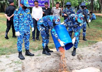 ভোলায় তিন লাখ ই'য়াবা ধ্বংস কোস্ট গার্ড-র‍্যাবের অভিযানে জব্দ