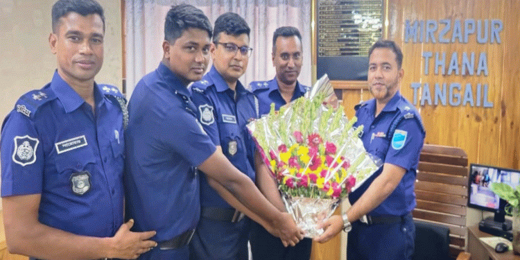 মির্জাপুর থানার নতুন ওসি রাশেদুল ইসলাম
