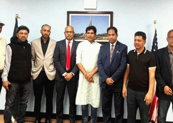 নিউইয়র্কে কনসাল জেনারেলের সঙ্গে স্টেট বিএনপি নেতাদের সৌজন্য সাক্ষাৎ