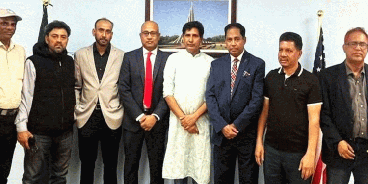 নিউইয়র্কে কনসাল জেনারেলের সঙ্গে স্টেট বিএনপি নেতাদের সৌজন্য সাক্ষাৎ