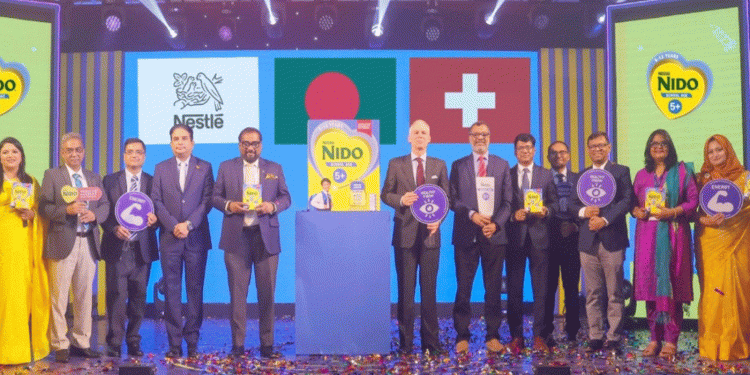 স্কুলগামী শিশুদের জন্য ‘নিডো ৫+’ বাজারে আনলো নেসলে বাংলাদেশ