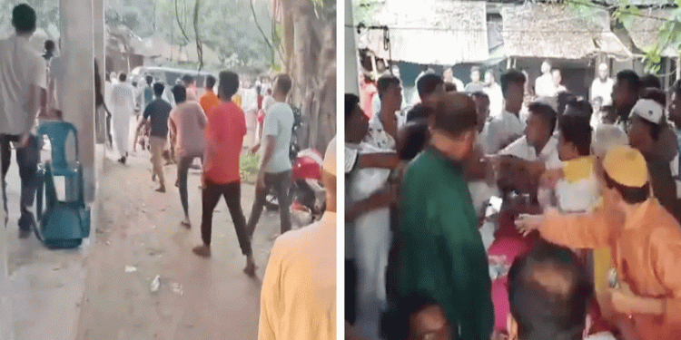 রাজৈরে বিএনপির সম্মেলনে দুই পক্ষের সংঘর্ষ বো'মা বিস্ফোরণ