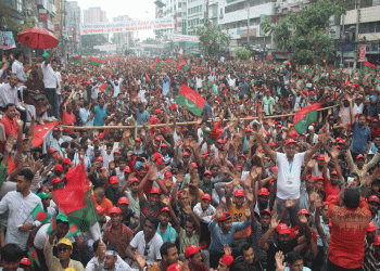 নির্বাচনের দাবিতে বিএনপির সমাবেশ ‘চাপ বাড়ছে অন্তর্বর্তী সরকারে’