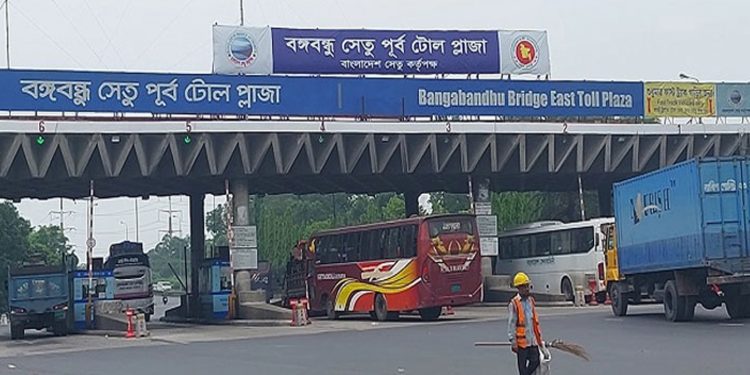 যমুনা সেতুতে ঈদের ছুটিতে টোল আদায় ১৬ কোটি টাকা