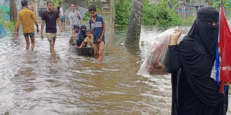 সিলেট মৌলভীবাজার ও হবিগঞ্জে বন্যা পরিস্থিতির অবনতির আশঙ্কা