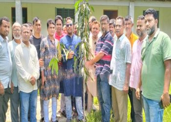 নাগরপুরে কৃষকদলের বৃক্ষরোপণ কর্মসূচি সম্পন্ন