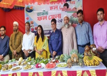 বাসাইলে তিন দিনব্যাপী জাতীয় ফল মেলা শুরু