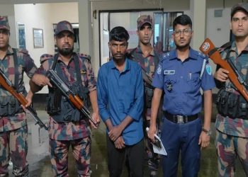 হবিগঞ্জের চুনারুঘাট সীমান্তে ভারতীয় যুবককে আ'টক করেছে বিজিবি