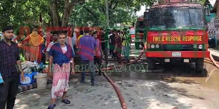 টাঙ্গাইলের বেবীস্ট্যান্ড কান্দাপাড়ায় ভয়াভহ অ'গ্নিকা'ণ্ড