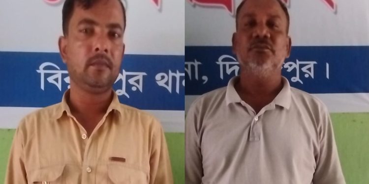 দিনাজপুরের বিরামপুরে আওয়ামী লীগ নেতাসহ দুইজন আ'টক
