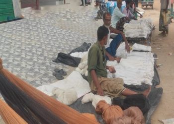 গোপালপুরে বর্ষায়ও পানি সংকট চায়না জালে বিপর্যস্ত জাল ব্যবসা