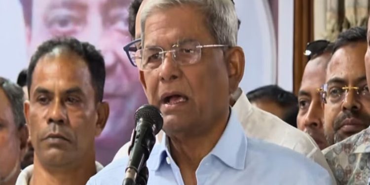 গণতন্ত্র ও জবাবদিহিতার দাবি বিএনপি মহাসচিব মির্জা ফখরুলের