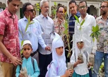 টাঙ্গাইলে পরিবেশ রক্ষায় স্কুল-কলেজে বিএনপির বৃক্ষরোপণ কর্মসূচি