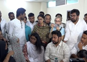 “শহীদ পরিবার বঞ্চিত প্রশাসনে স্বৈরাচারের দোসর: নাহিদ ইসলাম”