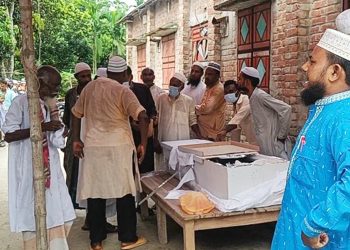 ৮ মাস পর দেশে ফিরল প্রবাসী শ্রমিক আমিরুজ্জামানের ম'র'দেহ