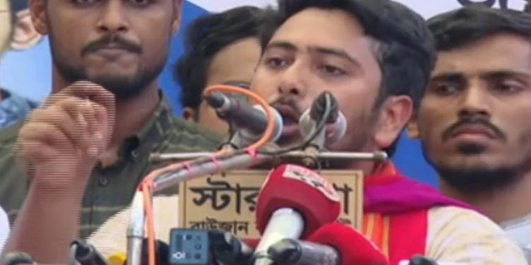 “গণতান্ত্রিক সমালোচনার আহ্বান এনসিপি আহ্বায়ক নাহিদ ইসলামের”