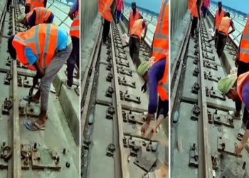 যমুনা সেতু থেকে রেললাইন সরাতে শুরু করল কর্তৃপক্ষ