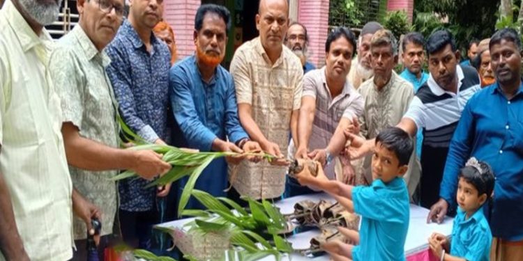 টাঙ্গাইলে বাঘিল ইউনিয়নের বিভিন্ন স্কুল বিএনপির উদ্যোগে বৃক্ষরোপণ ও চারা বিতরণ কর্মসূচি
