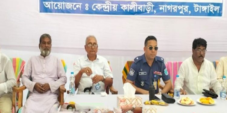 নাগরপুরে শ্রীকৃষ্ণ জন্মাষ্টমী উদযাপন বর্ণাঢ্য মঙ্গল শোভাযাত্রা ও আলোচনা সভা