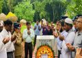 গোপালপুরে শহীদ ইমনের কবরে শ্রদ্ধা ও দোয়া