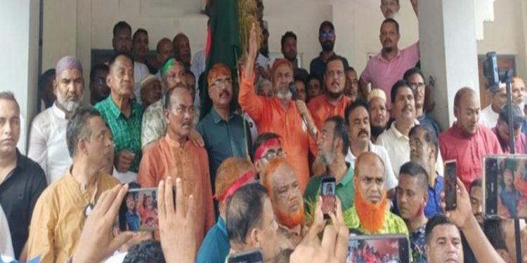 স্বৈরাচারের পতনে তরুণদের বিজয় মির্জাপুরে কালাম আজাদের বক্তব্য