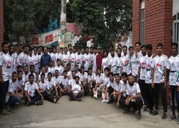 ৩ আগস্টের স্মরণে ভাসানী বিশ্ববিদ্যালয়ে ম্যারাথন প্রতিযোগিতা অনুষ্ঠিত