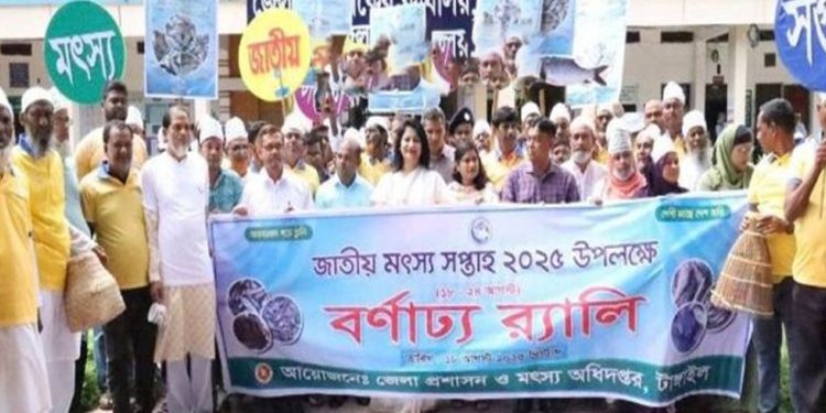 টাঙ্গাইলে জাতীয় মৎস্য সপ্তাহ শুরু