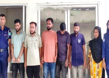 মির্জাপুরে অপহরণ করে চাঁ'দা দাবি স্ত্রীসহ গ্রে'প্তা'র ৬ জন