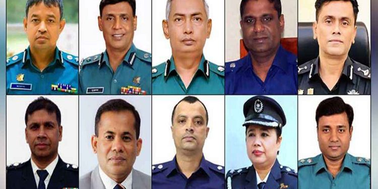 টাঙ্গাইলের সাবেক এসপি সঞ্জিত কুমার রায়সহ বরখাস্ত ১৮ পুলিশ কর্মকর্তা
