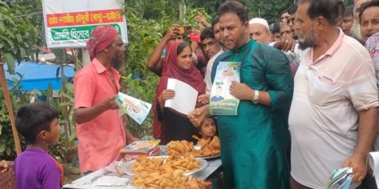 নাগরপুরে বিএনপি নেতা আতিকের গণসংযোগ ও লিফলেট বিতরণ