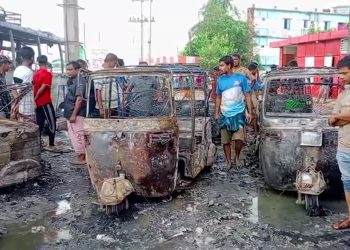 হবিগঞ্জে সিএনজি রিফুয়েলিং স্টেশনে ভয়াবহ অ'গ্নি'কা'ণ্ড